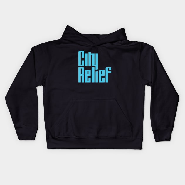 City Relief logo Kids Hoodie by cityrelief